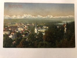 Biel und die Alpen 1917