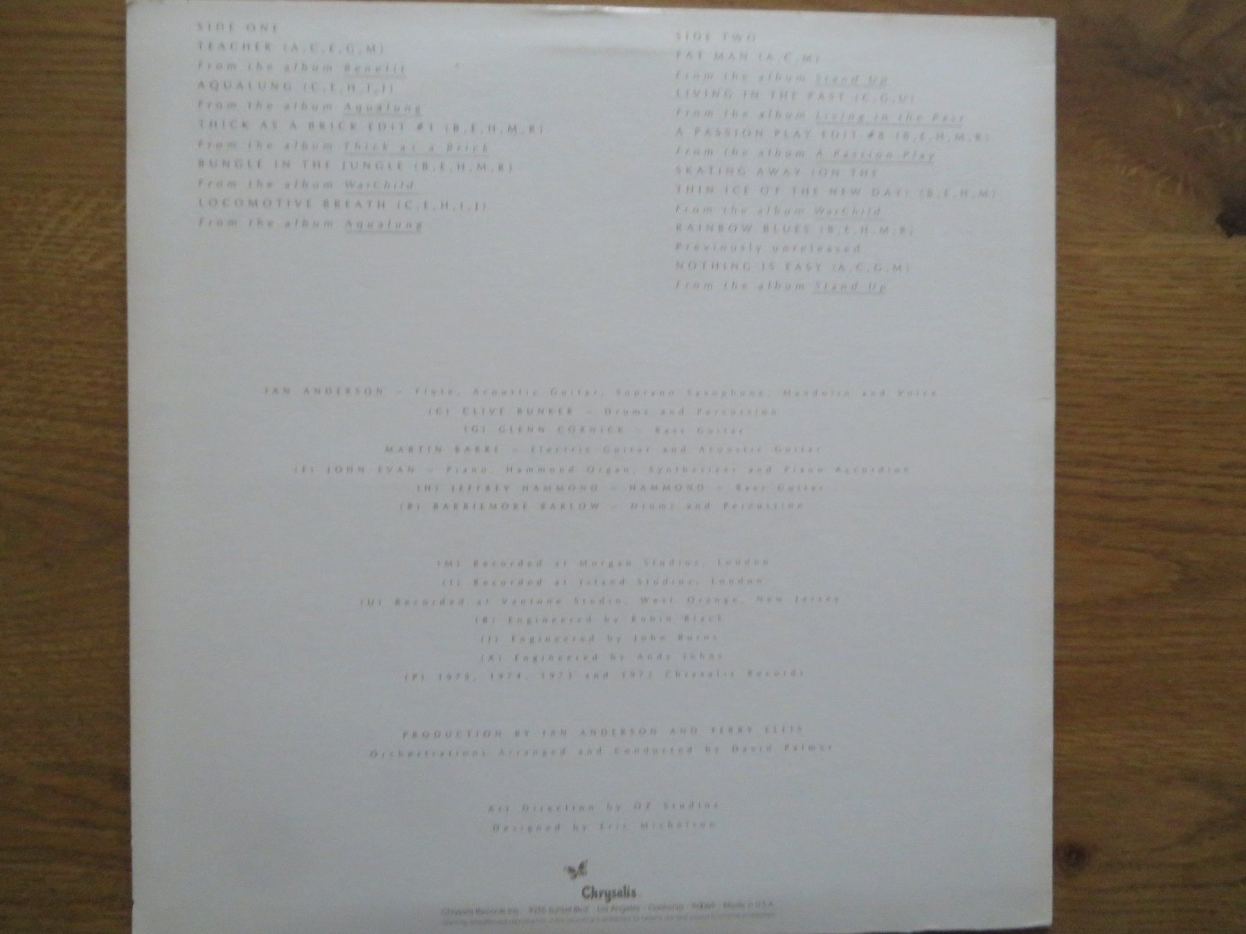 Dischi in vinile: JETHRO TULL MU THE BEST – Nuovo (secondo la descrizione) da Zürich venduto da max_cp5f 1