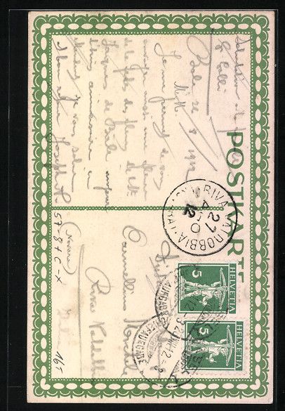 Ansichtskarten: Basel, III. Blumentag 1912, Pestalozzi-G – Gebraucht aus Berlin von bartko-reher 1