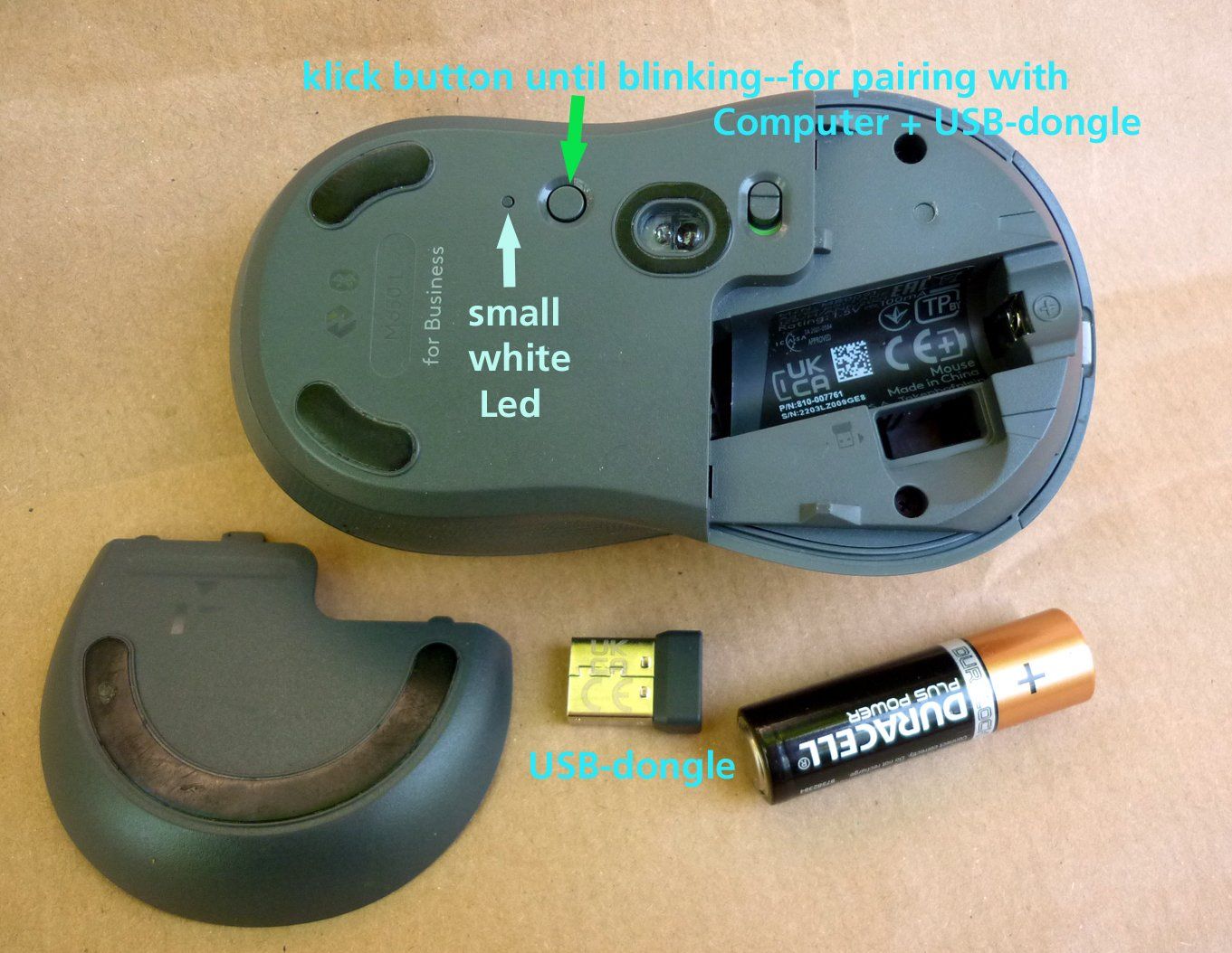 Logitech Souris: Logitech mouse M650 L – D'occasion à Illnau par Com10 9
