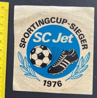 Fussball/SC Jet, Sportingclub-Sieger 1976/ Aufkleber vintage