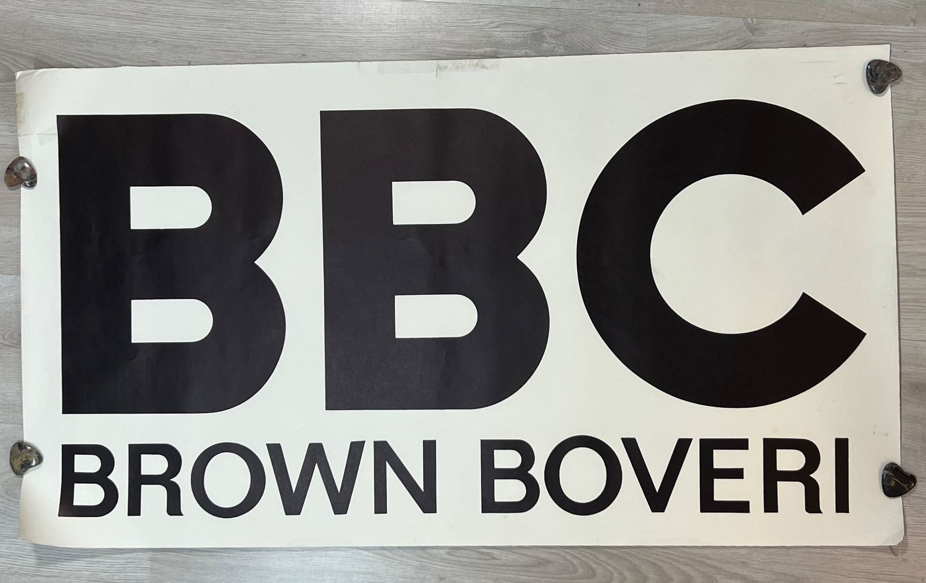 Foto & Immagini: Plakat BBC Brown Boveri Company – Usato da Vaduz venduto da Unikate-Markt
