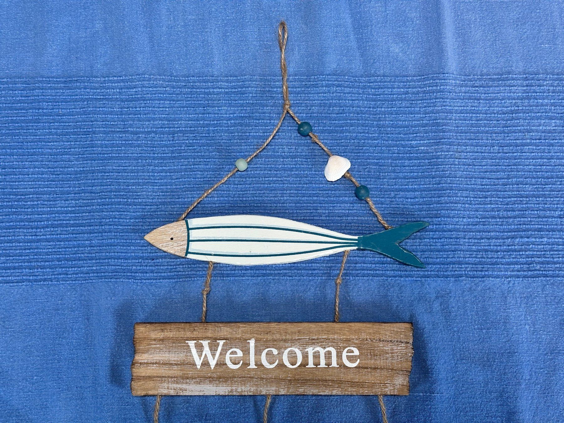 Tutte le decorazioni: Türdeko aus Holz "Welcome" – Usato da Egolzwil venduto da Bubbly76 2