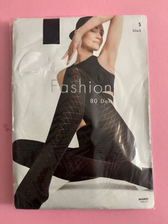 Strumpfhose Fashion Migros, Grösse S (Kleines Rhombusmuster)