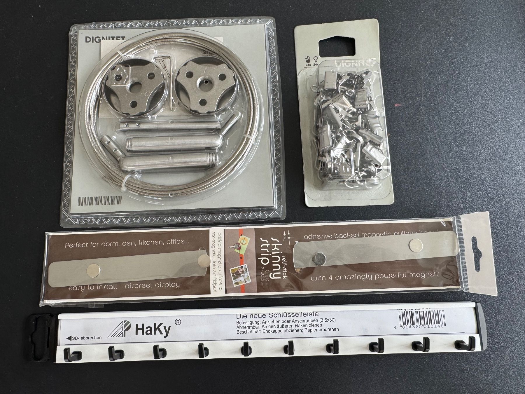 Eisenwaren: Set de systèmes d'accrochage décoratif – Neu und originalverpackt aus Zürich von lcg_898x