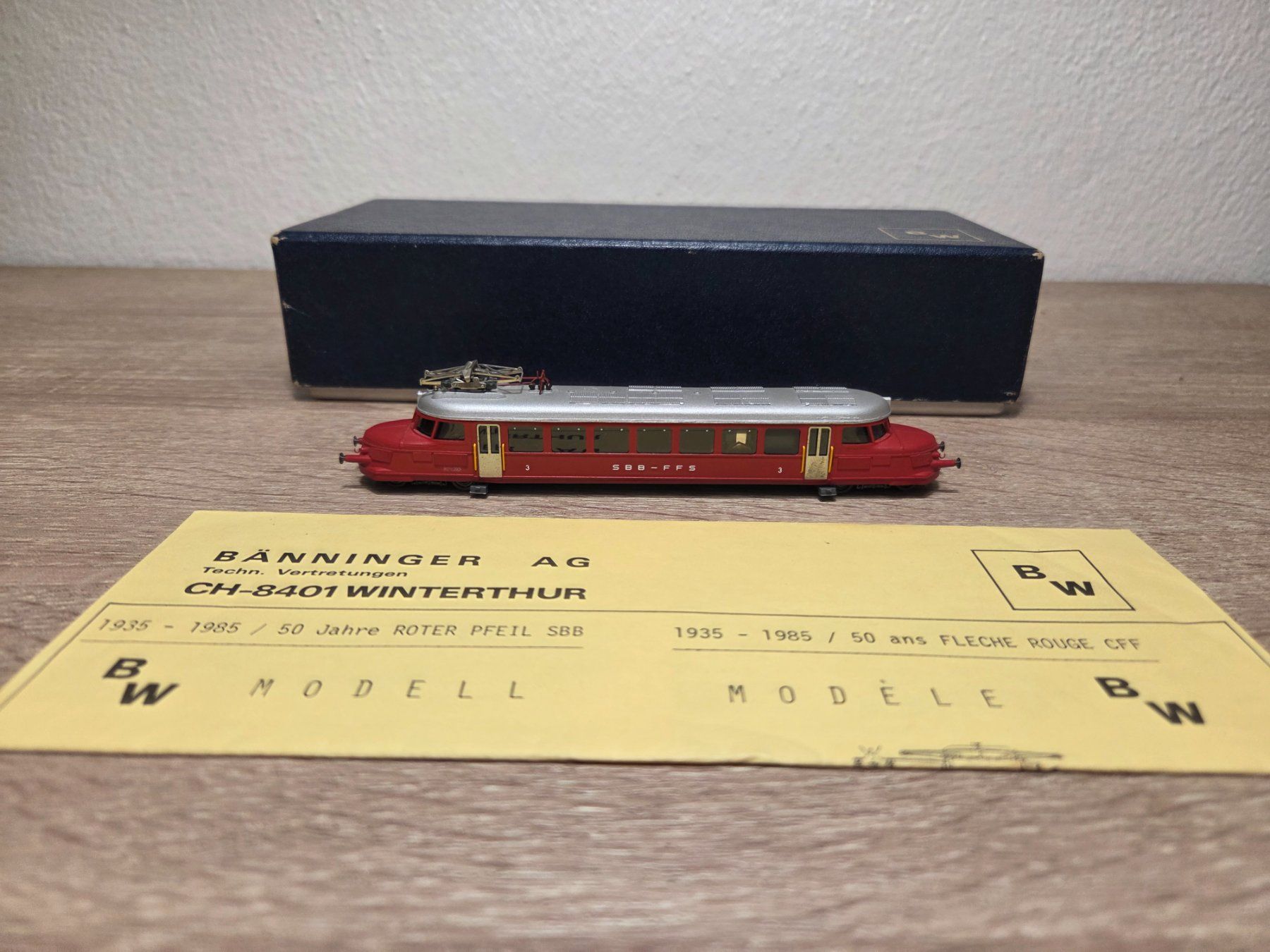 Modellini di ferrovie: BW N 11001 E-Lok Roter Pfeil Rce 2/4 SBB – Usato da St-Aubin-Sauges venduto da Lo_Go 6