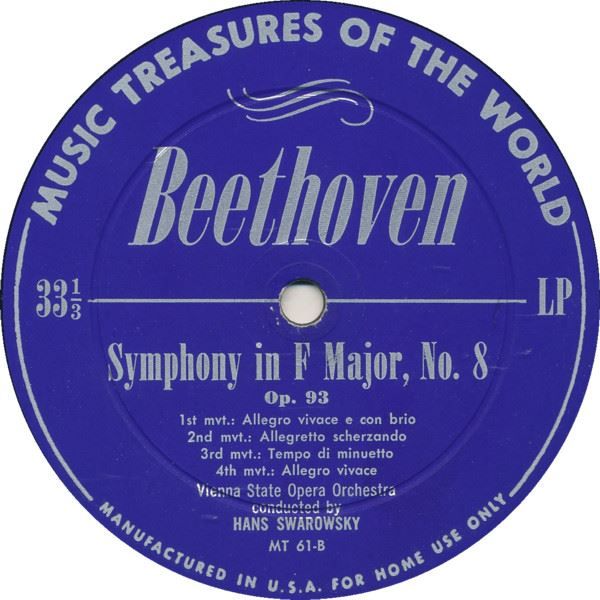 Schallplatten: Beethoven Symphony in D Major F Major LP – Gebraucht aus Genève von Cockattoo 2
