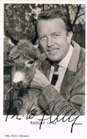 Rudolf Lenz 1920-87 Autogramm signiert Vintage Foto 9x14cm