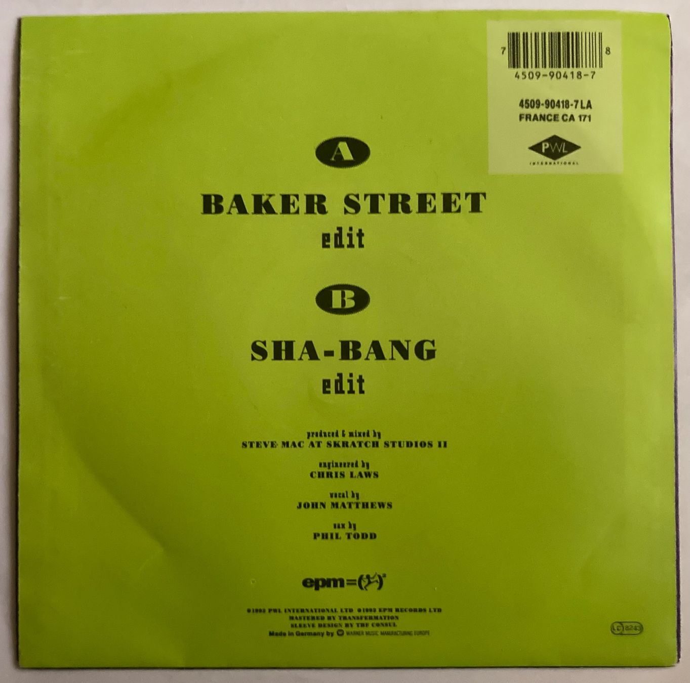 Dischi in vinile: UNDERCOVER - BAKER STREET – Usato da Poliez-Pittet venduto da Newtown-Records 1
