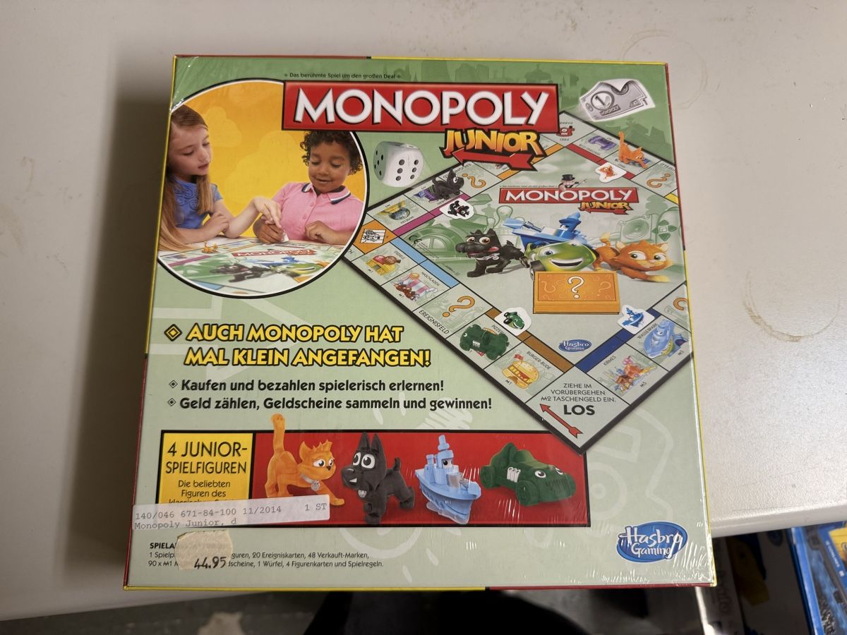 Spiele: Monopoly Junior – Neu und originalverpackt aus Mühleberg von Slashi 1