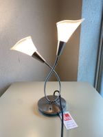 Lampe Blumenform mundgeblasenes Glas NEUWERTIG