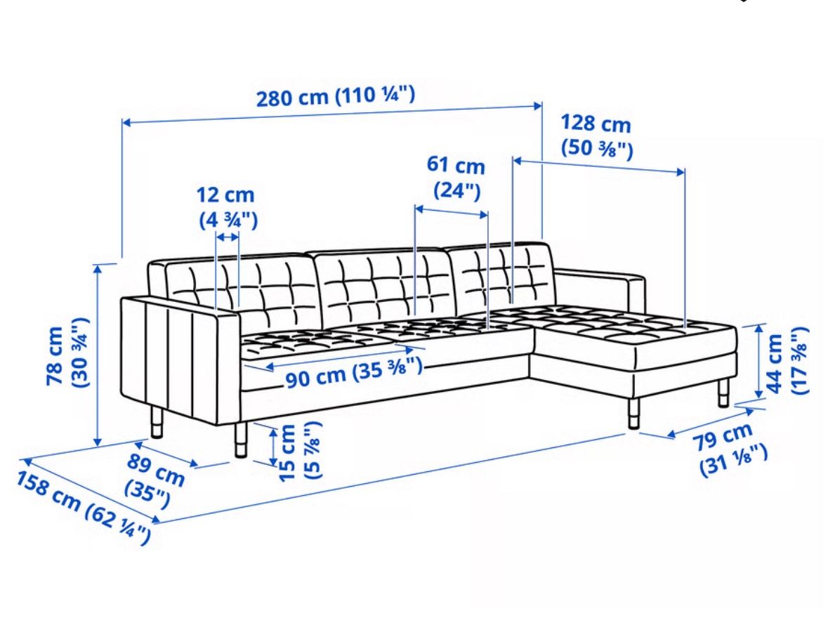 Ikea Sofas: LANDSKRONA 4-er Sofa IKEA + Hocker – D'occasion à Zürich par jes_78gl 3
