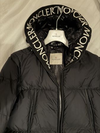 Moncler Black Down Puffer Jacket - Size 2 Medium