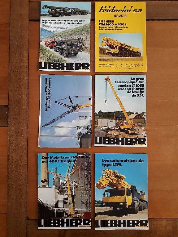 Libri: Catalogues grues de chantier LIEBHERR – Usato da Morges venduto da pha_9xnc 1