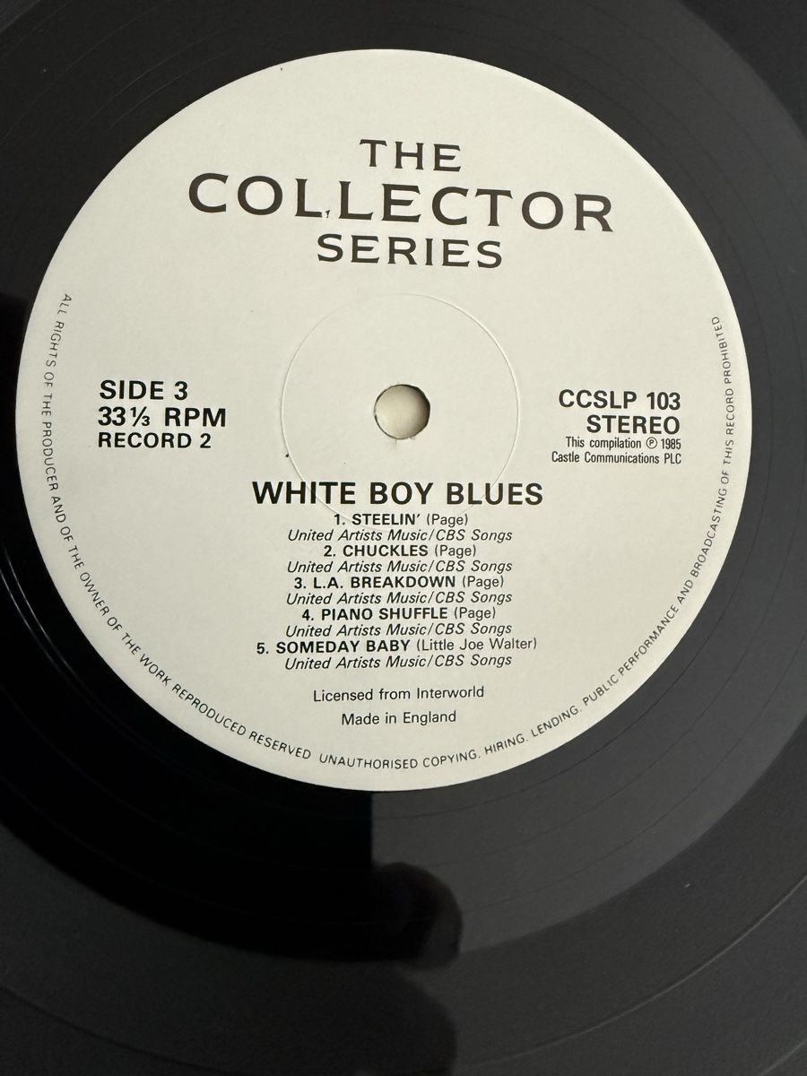 Dischi in vinile: White Boy Blues LP, mit Eric Clapton Jeff Beck John Mayall – Usato da Goldach venduto da Messerguru 5