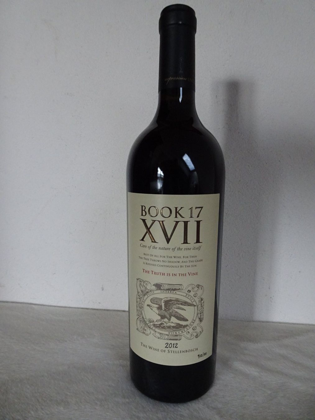 Wein: Book 17 XVII   2012 De Toren – Gebraucht aus Siebnen von niki61