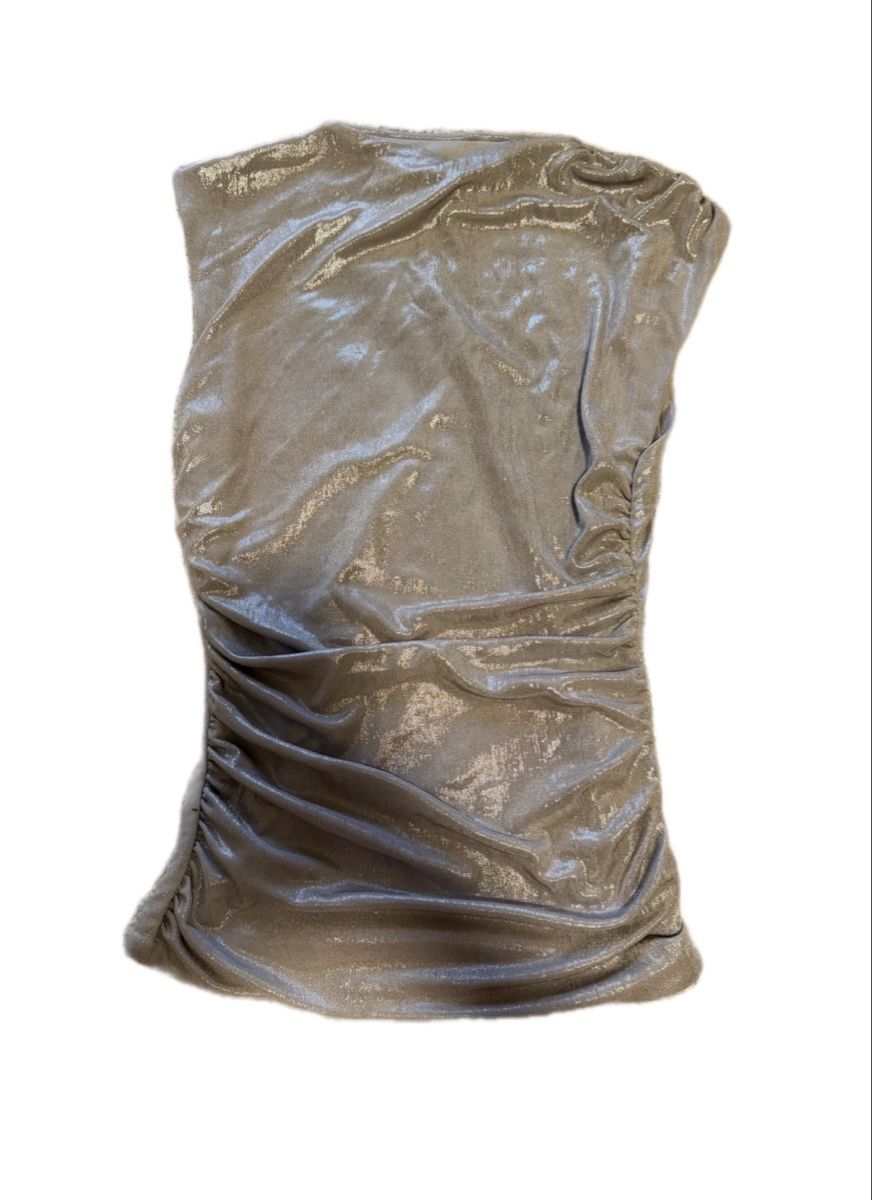 Tops: Silbernes Glitzertop  – Gebraucht aus Vilters von sele08_ale08