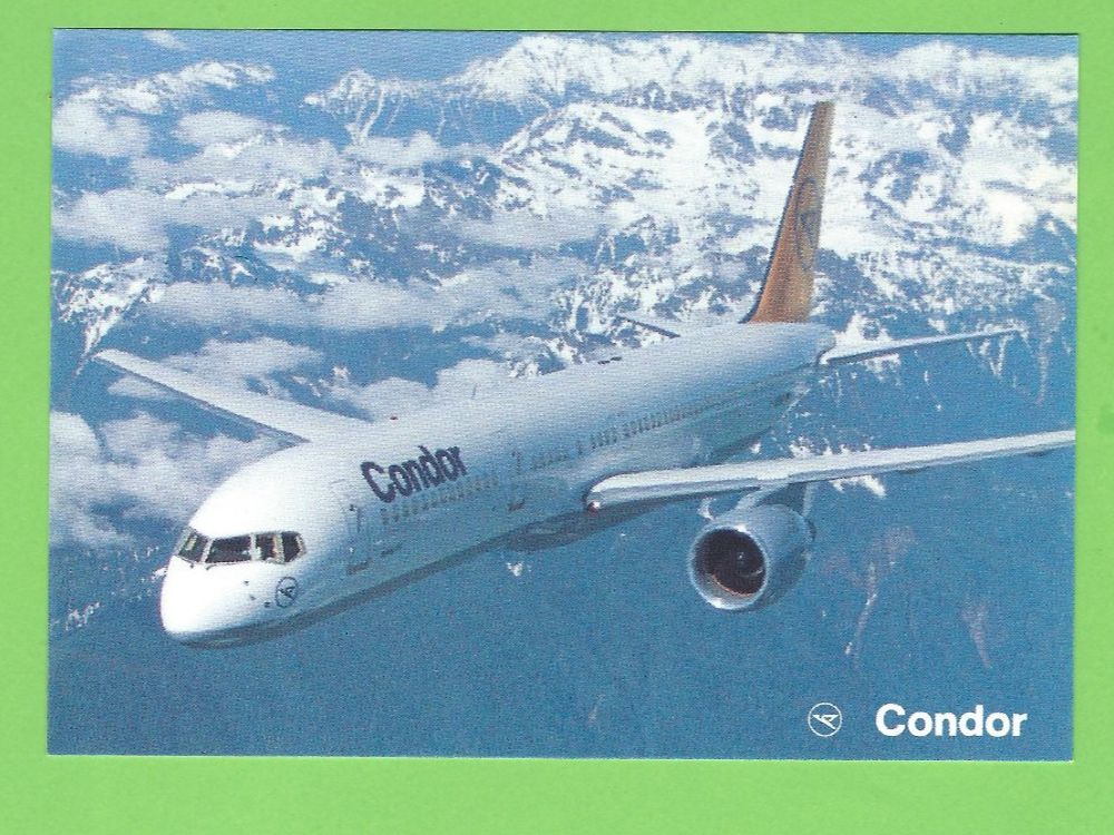 Ansichtskarten: Condor B 757-200 – Gebraucht aus Zürich von t24_de