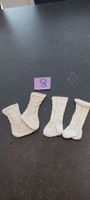 2 paar neue handgestrickte Puppensocken