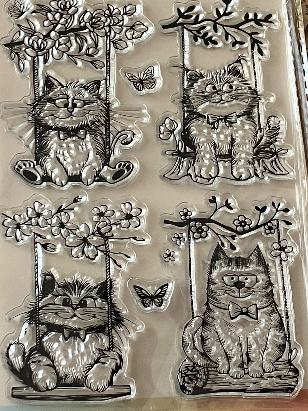 Timbri: Neues Set Motivstempel Katzen / Büsi – Nuovo e nell'imballaggio originale da Effretikon venduto da wenuss 1