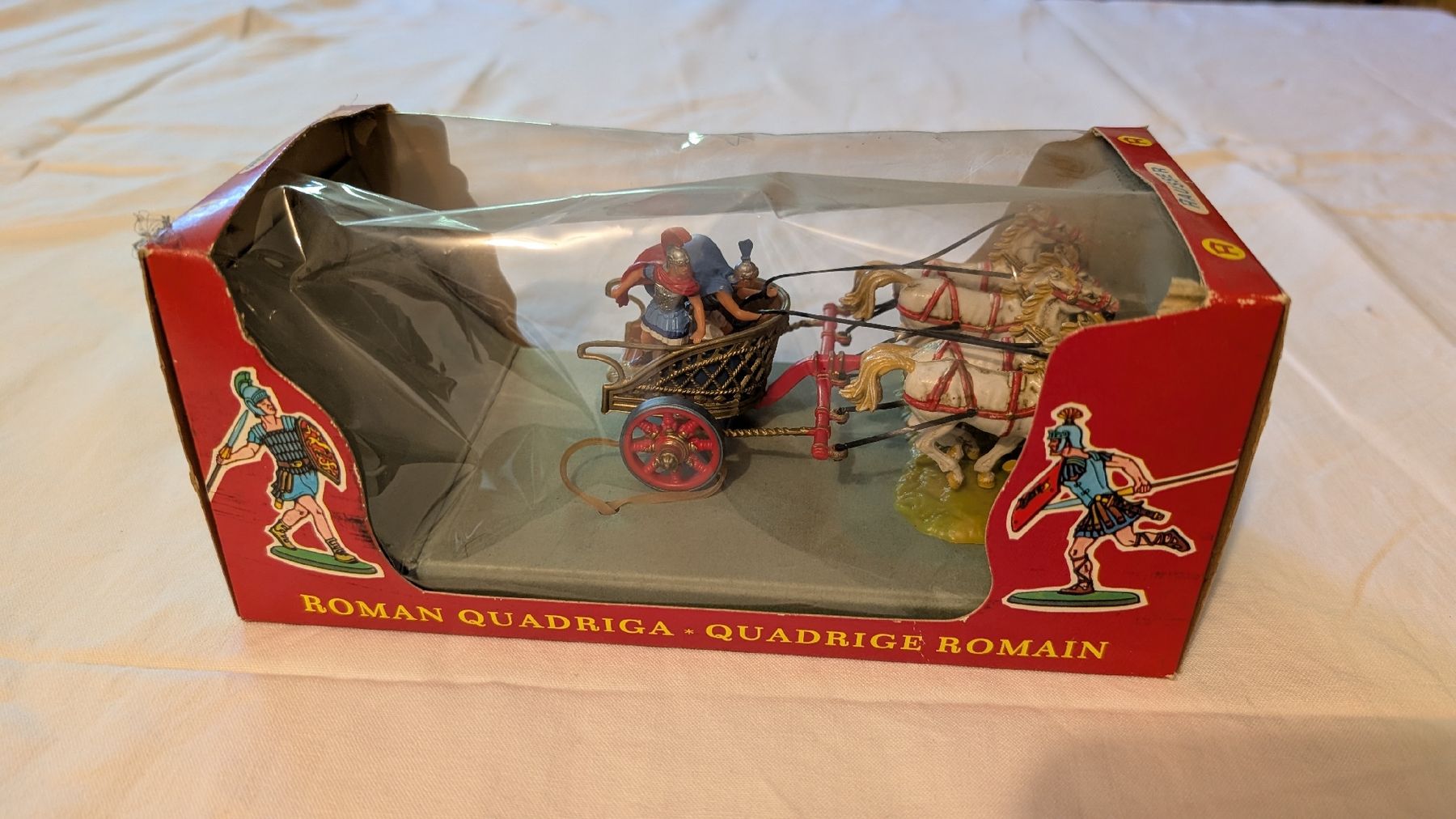 Figurines: Elastolin römischer Streitwagen mit Figuren – Neuf avec emballage d'origine à Kastanienbaum par kr.arch