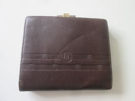 Christian Dior neue Leder-Münzgeldbörse