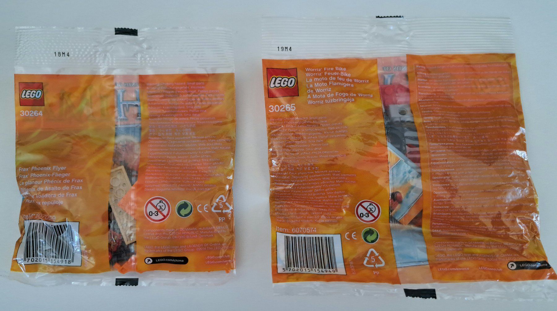 Lego Baukästen: LEGO Chima Polybag 30264 Frax+30265 Worriz – Neu und originalverpackt aus Igis von magneto_hg 1