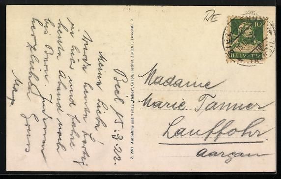 Cartoline postali: AK Biel, Place Centrale mit Passanten – Usato da Berlin venduto da bartko-reher 1