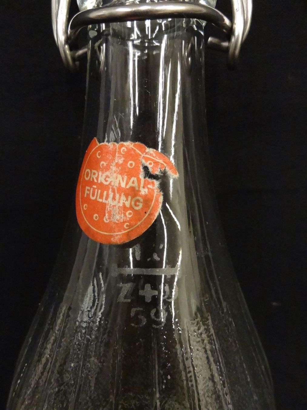 Bicchieri, Caraffe & Bottiglie: alte Flasche WALZEHUSER CITRUS 1959 – Usato da Kerzers venduto da Flaschenposten 6
