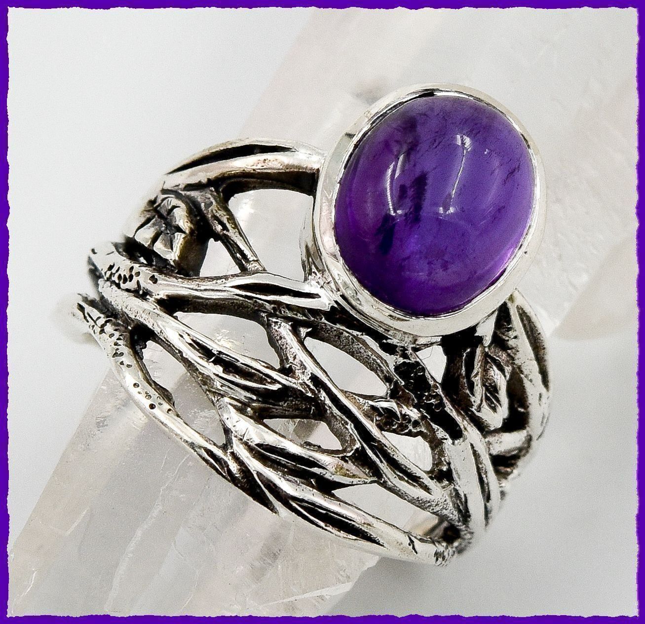 Anelli: ♛ Amethyst 925 Silber Ring – Nuovo e nell'imballaggio originale da Oberglatt ZH venduto da Hot-Spot 1