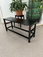 Ikea TJUSIG Bank schwarz 108x34x50cm guter Zustand