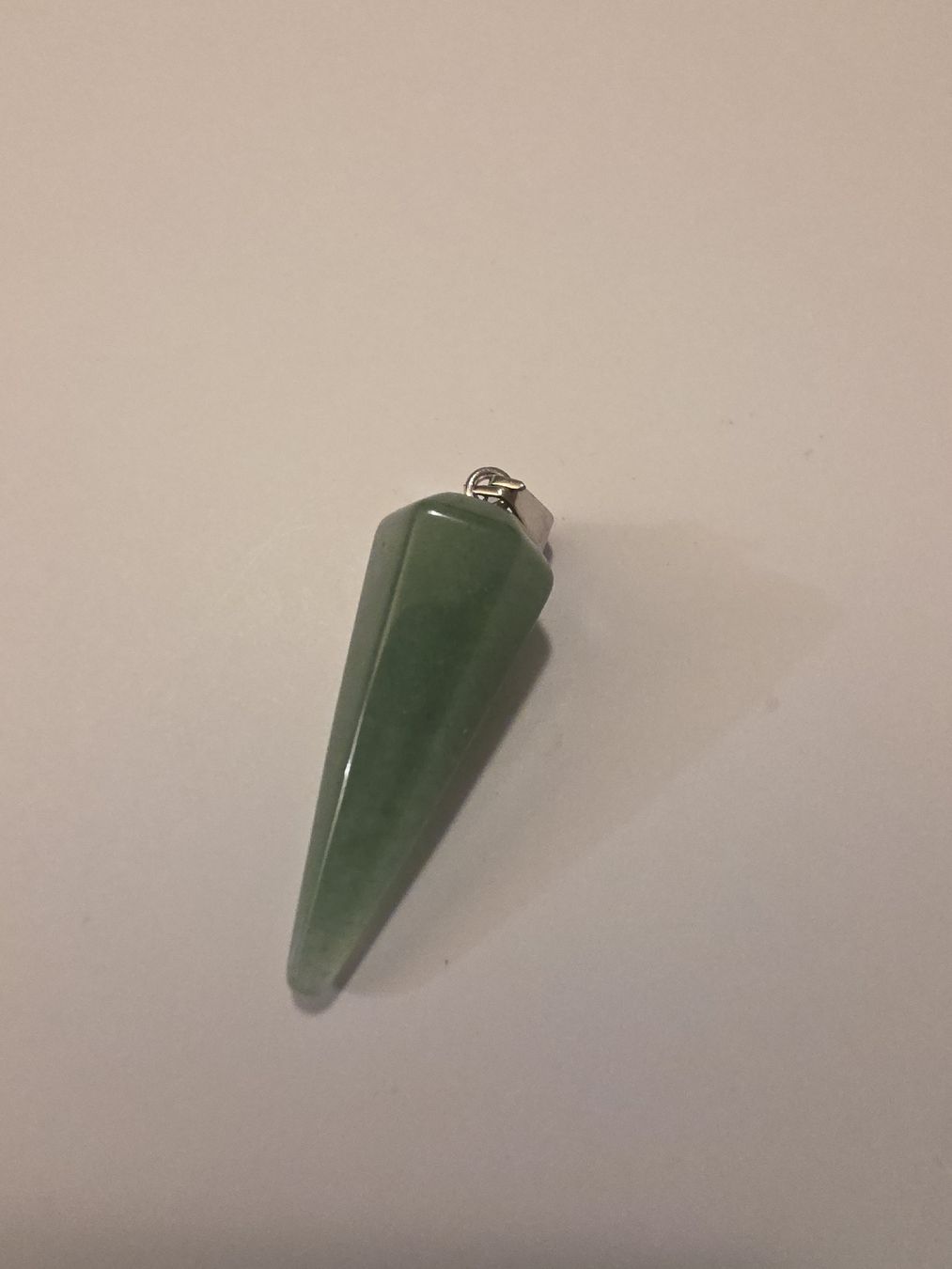 Minerali & Pietre curative: Pendel Aventurin grün 3 x 1cm. – Nuovo e nell'imballaggio originale da Menziken venduto da Mirager 3