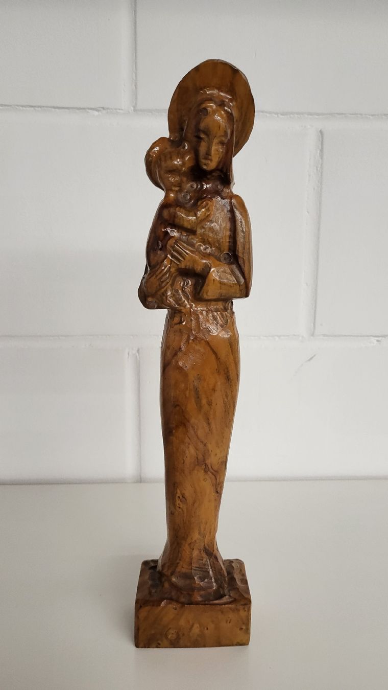 Xilografie: Maria Holzschnitzerei – Usato da Arbon venduto da barancek01