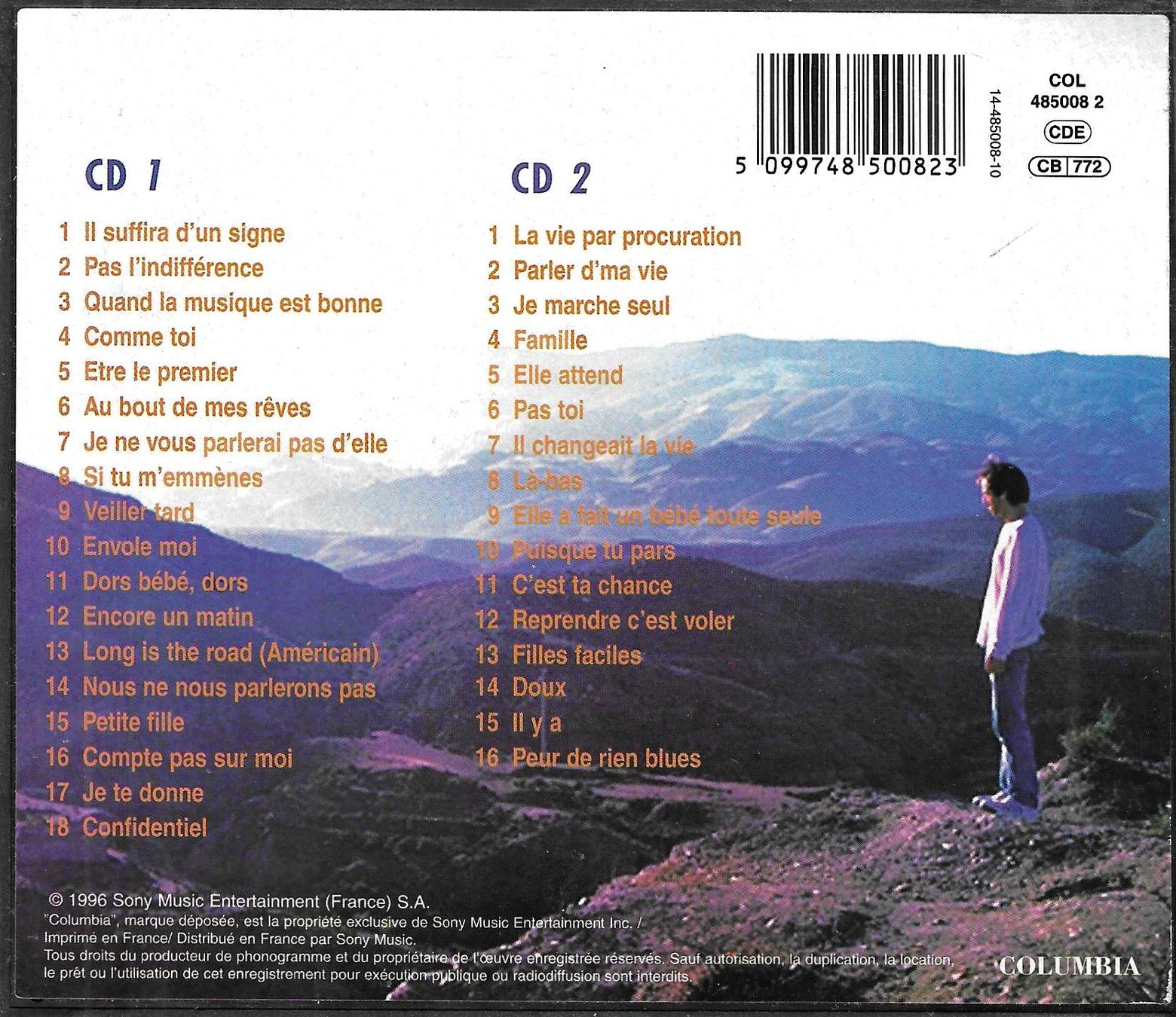 CDs: Jean-Jacques Goldman 2 CD's - Singulier 81-89 – D'occasion à Savagnier par Ne2065 1