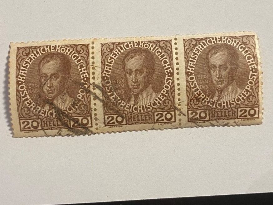 Tutti i francobolli: Briefmarken Oesterreich Kronen – Usato da Oberägeri venduto da Nussbi6 7