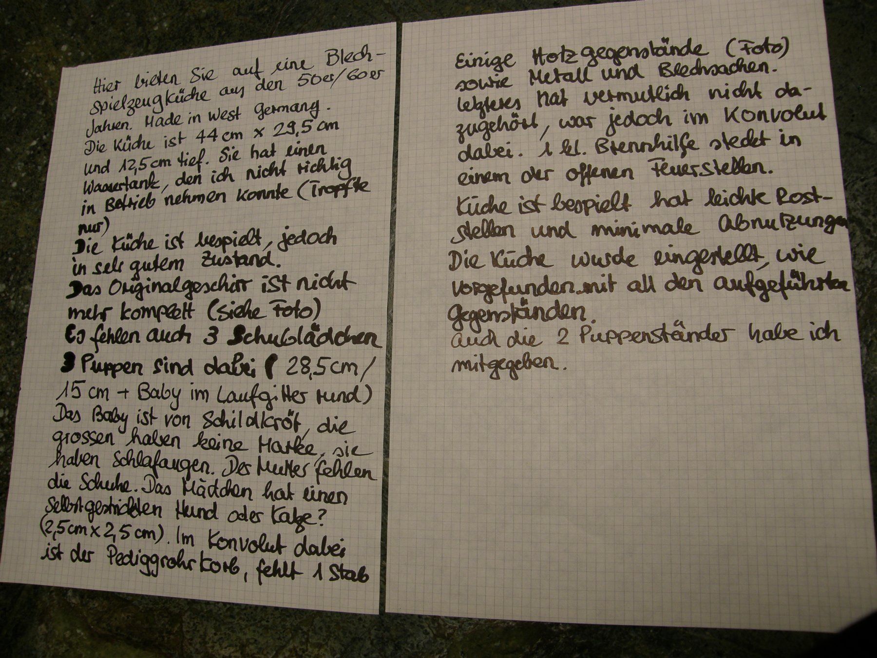 Giocattoli: Blechspielzeugküche – Usato da Gächliwil venduto da lesidees 8