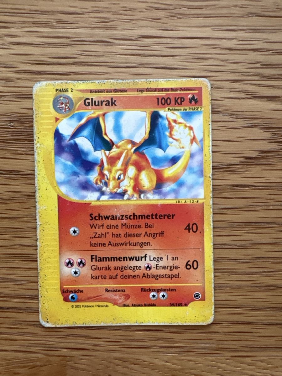 Pokémon Carte collezionabili: Pokemon, Glurak, Expedition – Usato da Zürich venduto da el_marcel