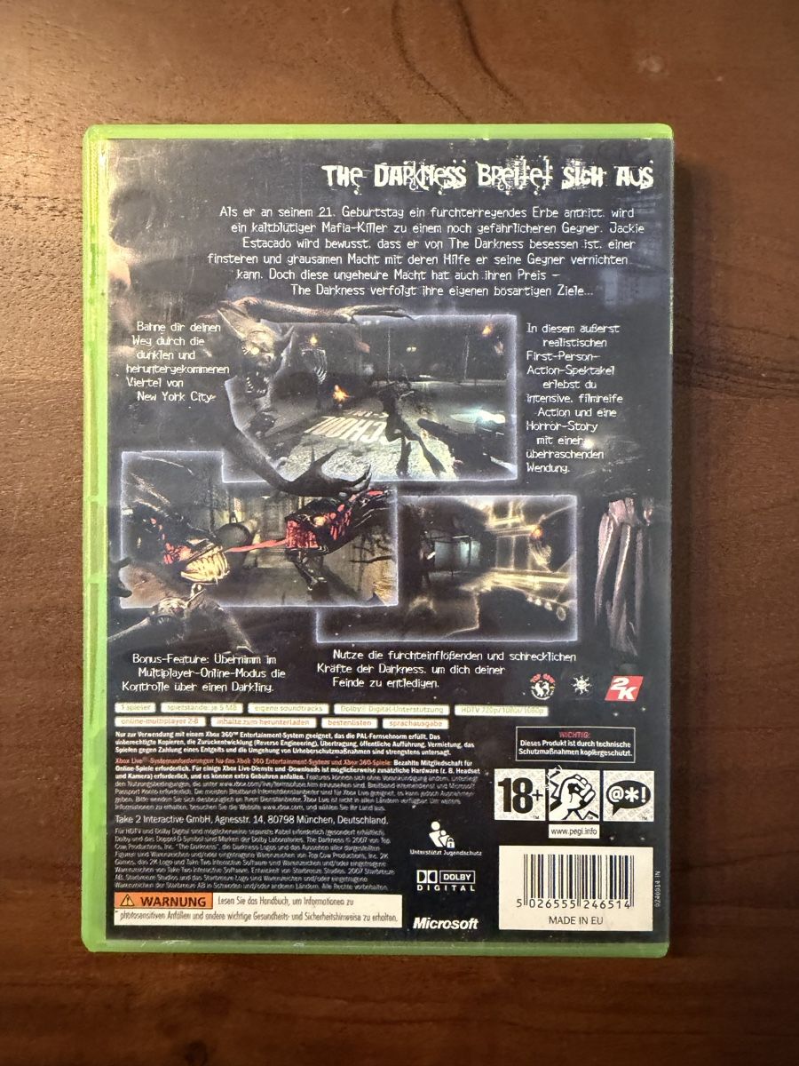 Microsoft Spiele: The Darkness für Xbox 360 – Gebraucht aus Thunstetten von Virus_33 2