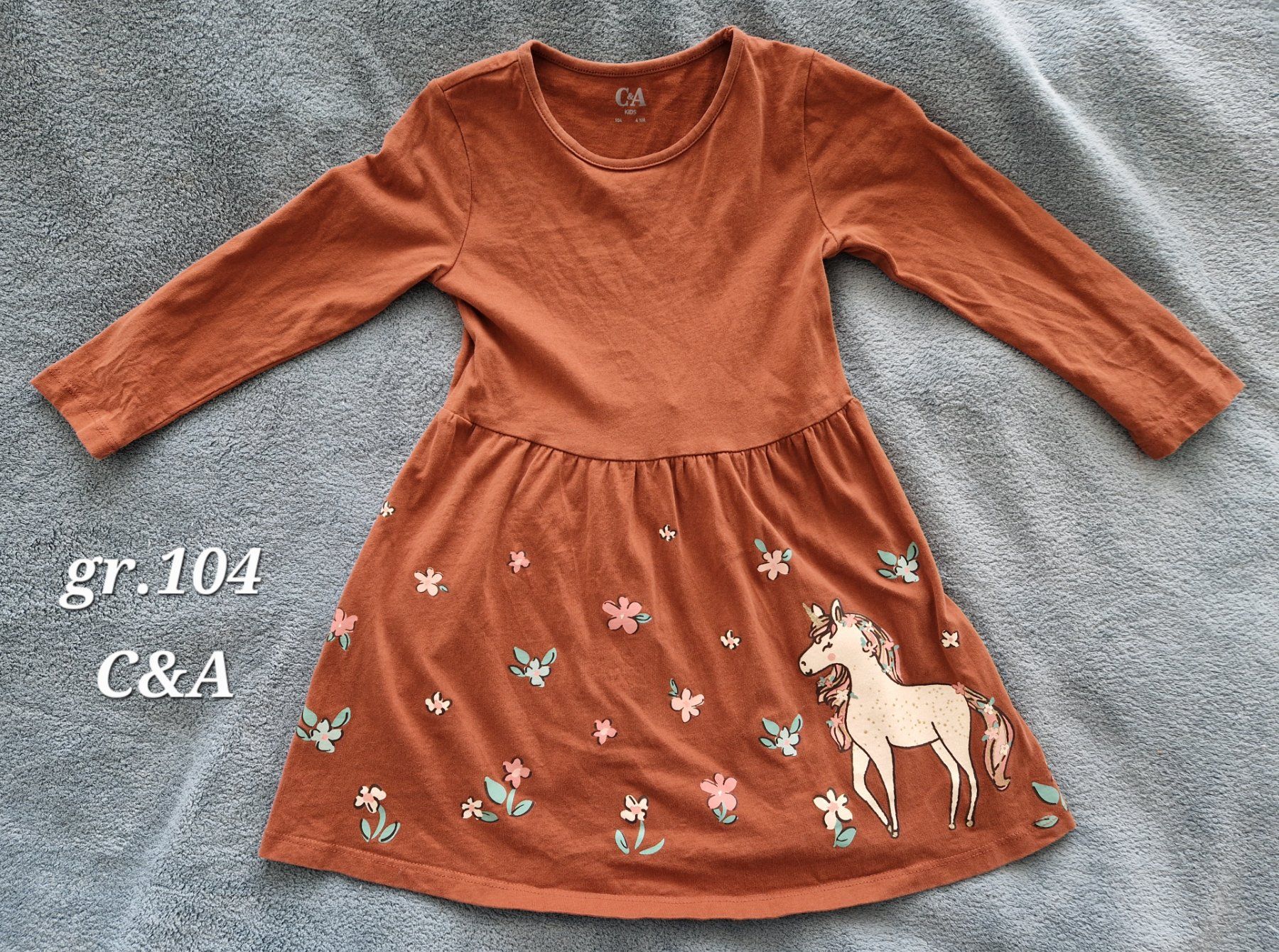 C&A Vestiti & Gonne: Langarm Kleid grösse 104 – Usato da Heimberg venduto da Eleanor20