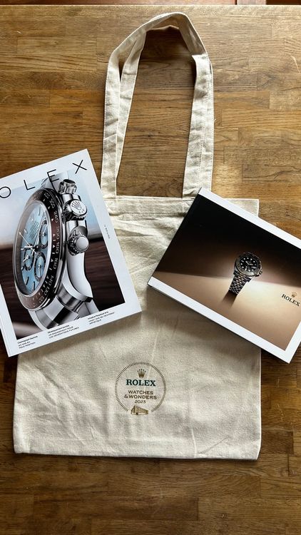 Rolex 2023/24 Official Catalogue+bag+Magazine (Neu und originalverpackt ...