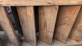 Massive Holztreppe bis 4.6m Höhe