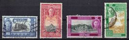 Ceylon, Mi 248-251 ⊙, KW € 1.90