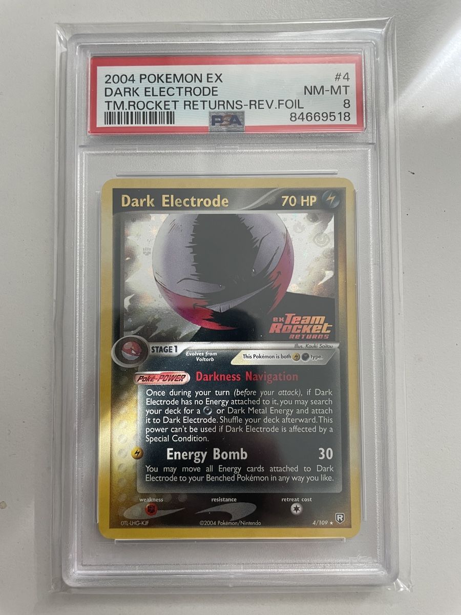 Pokémon Carte collezionabili: Pokemon Dark Electrode PSA 8 - Team Rocket Returns! – Nuovo (secondo la descrizione) da Spiez venduto da Pluto3700