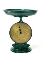 Antike Waage SALTER/E. COHN 15 kg ca. 1889-1896