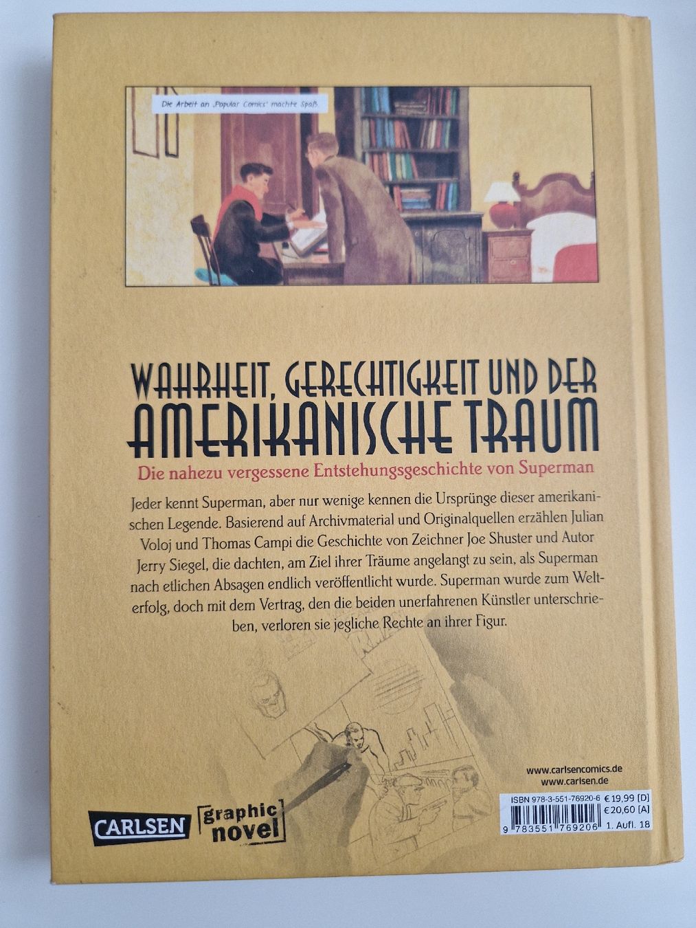 Fumetti: Joe Shuster Vater der Superhelden Graphic Novel – Nuovo (secondo la descrizione) da Zürich venduto da katinkalinka 1