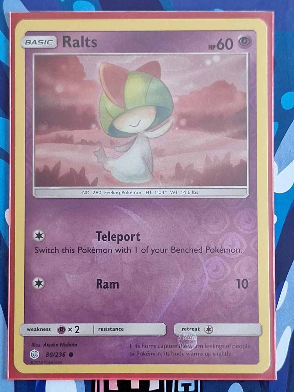 Pokémon Carte collezionabili: Ralts - Cosmic Eclipse  - Reverse Holo - - #Ord3 – Usato da Altstätten SG venduto da GGsGameshop