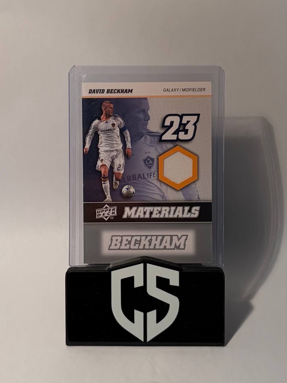 Carte collezionabili: 2008 Upper Deck MLS David Beckham MLS Patch Game-Used – Usato da Oftringen venduto da collectsupply