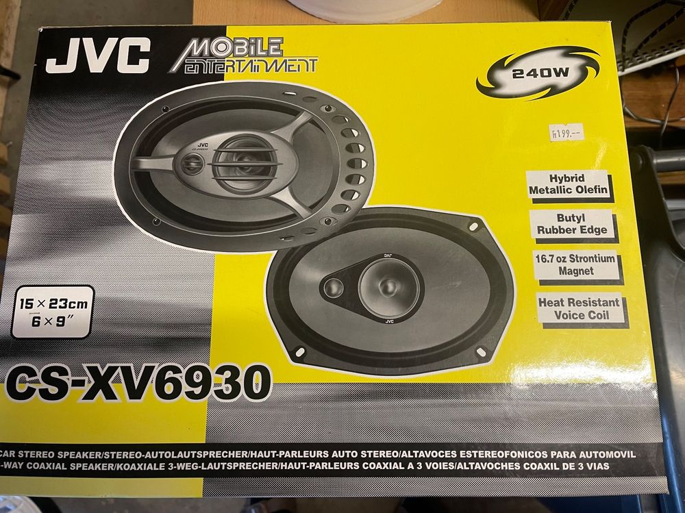 Autolautsprecher Vollbereich – 12V, 4Ω, Für Besseren Sound Im Auto, 98 DB Lautstärke