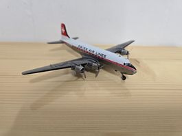 Swissair DC-4, 1:200 Herpa Metall