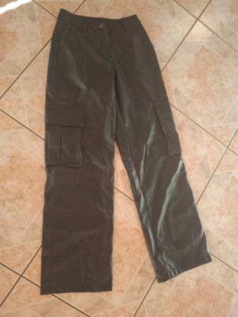 Pantalon noir taille 34 marque Zebra - imitation cuir